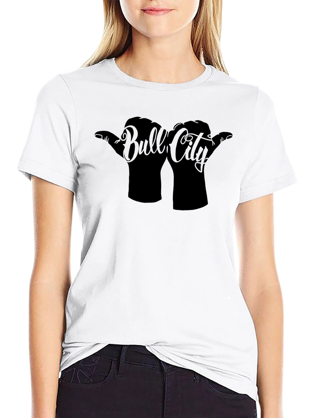 Bull City Graphic Tee - Black Cotton Shirt