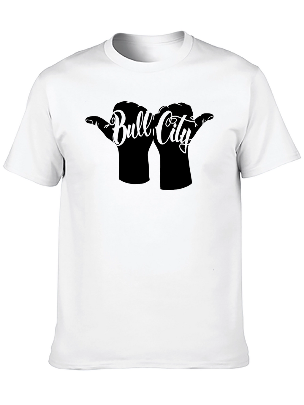 Bull City Graphic Tee - Black Cotton Shirt