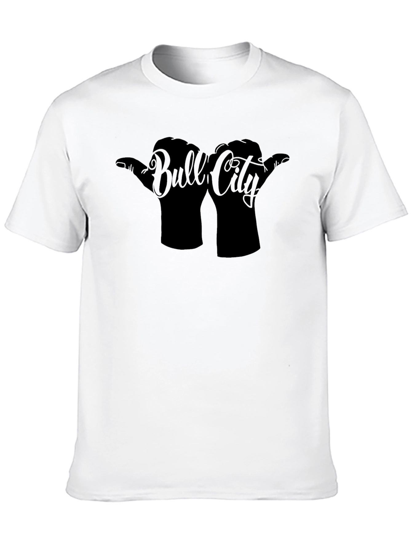 Bull City Graphic Tee - Black Cotton Shirt