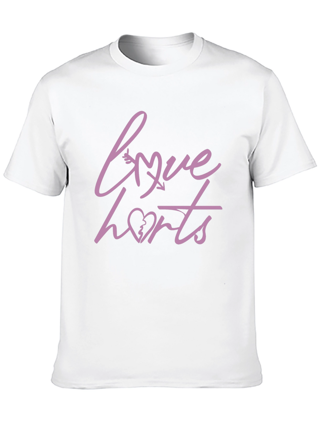 Love Hurts Graphic Tee - Stylish Black T-Shirt