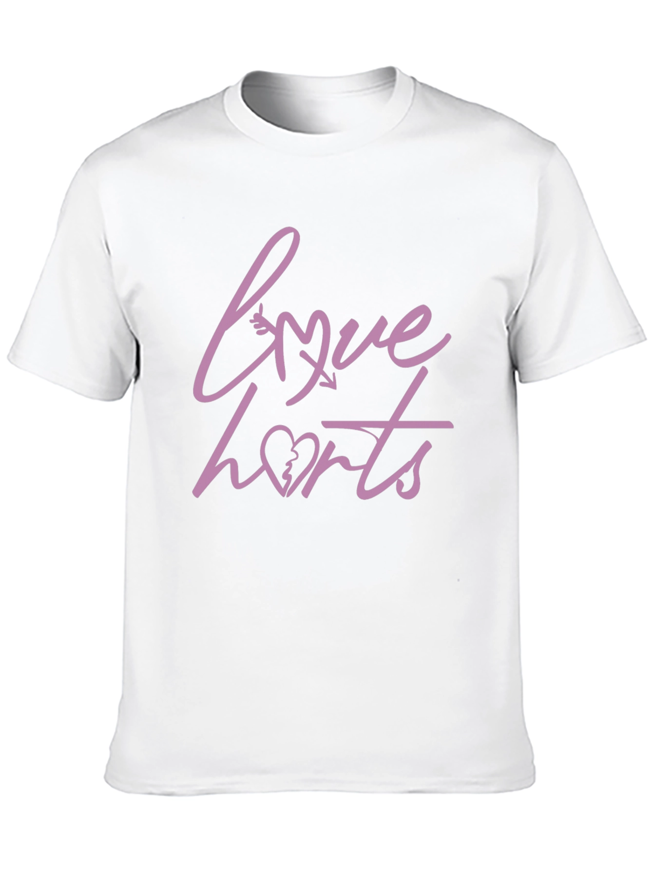 Love Hurts Graphic Tee - Stylish Black T-Shirt