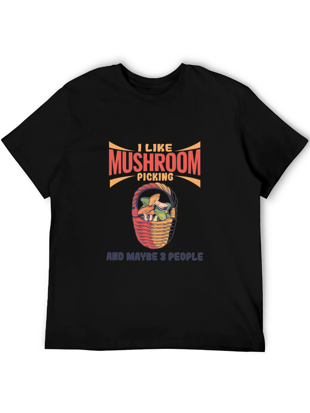 Mushroom Picking Graphic T-Shirt -  Funny Nature Lover Tee