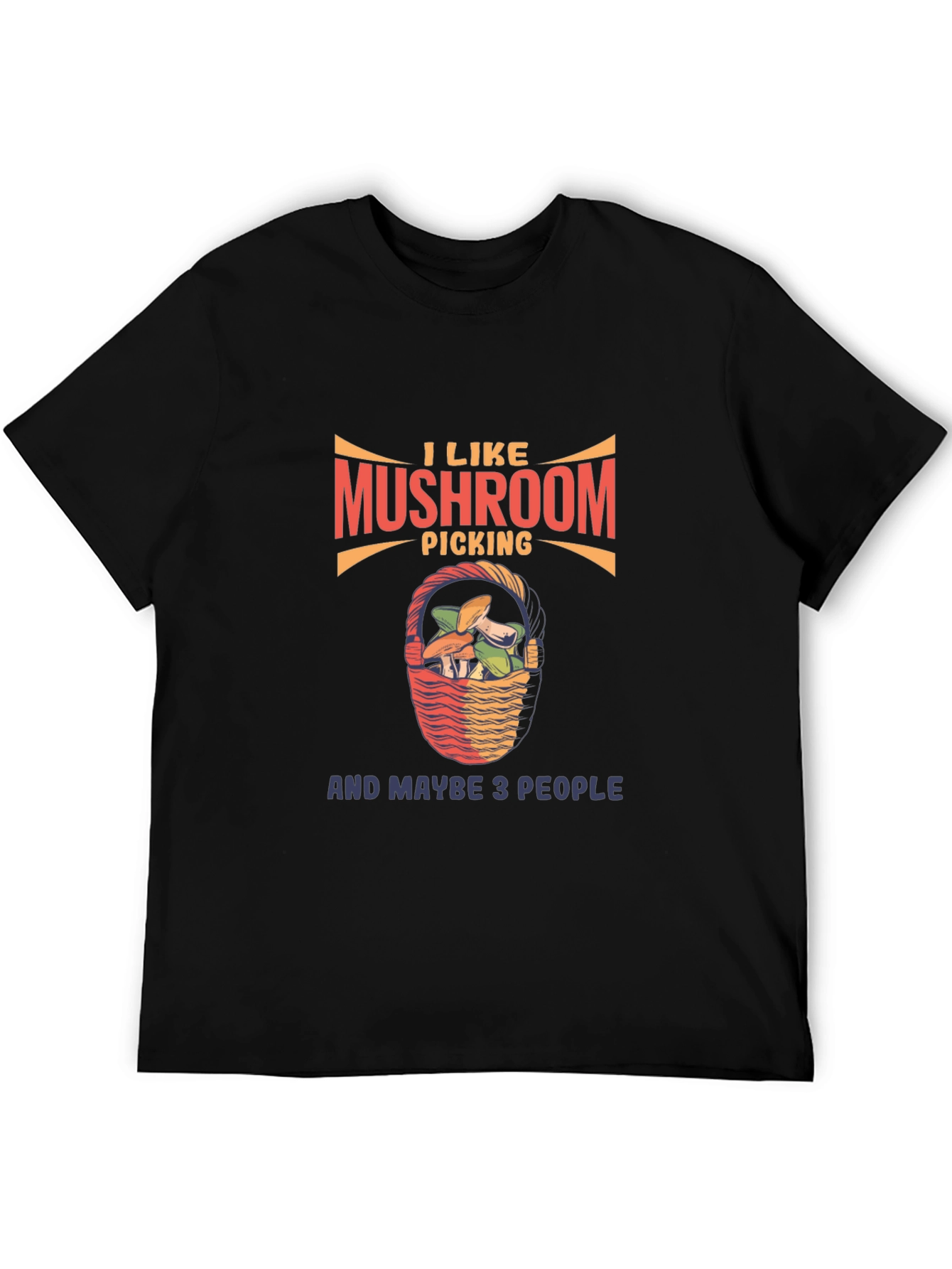 Mushroom Picking Graphic T-Shirt -  Funny Nature Lover Tee