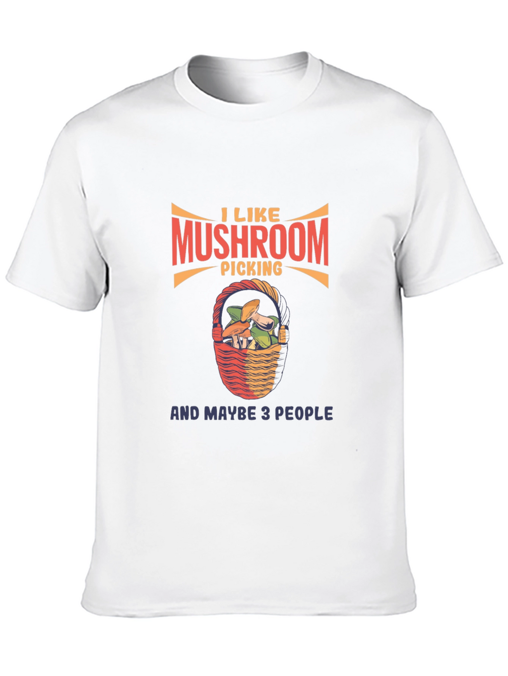 Mushroom Picking Graphic T-Shirt -  Funny Nature Lover Tee
