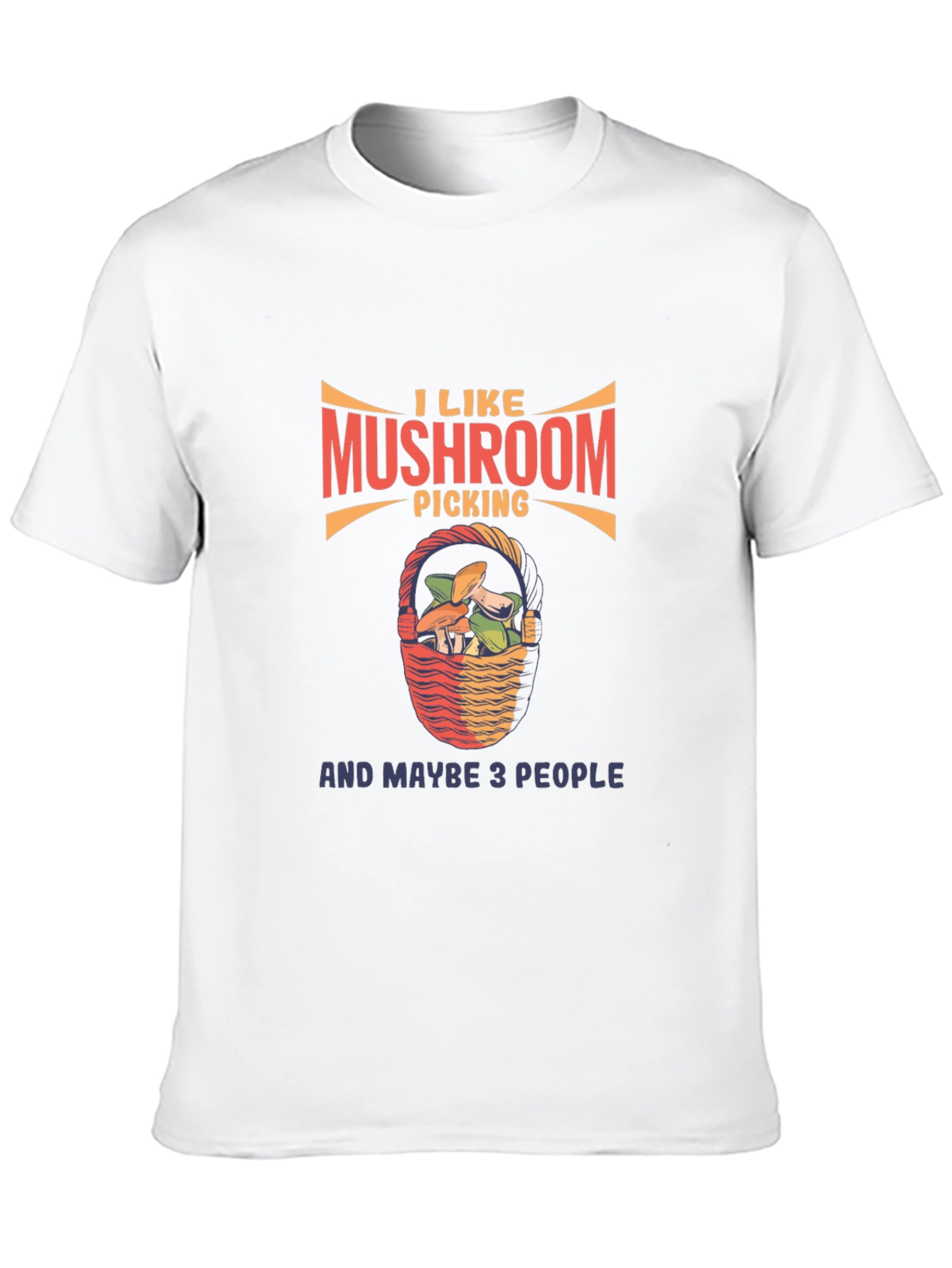 Mushroom Picking Graphic T-Shirt -  Funny Nature Lover Tee
