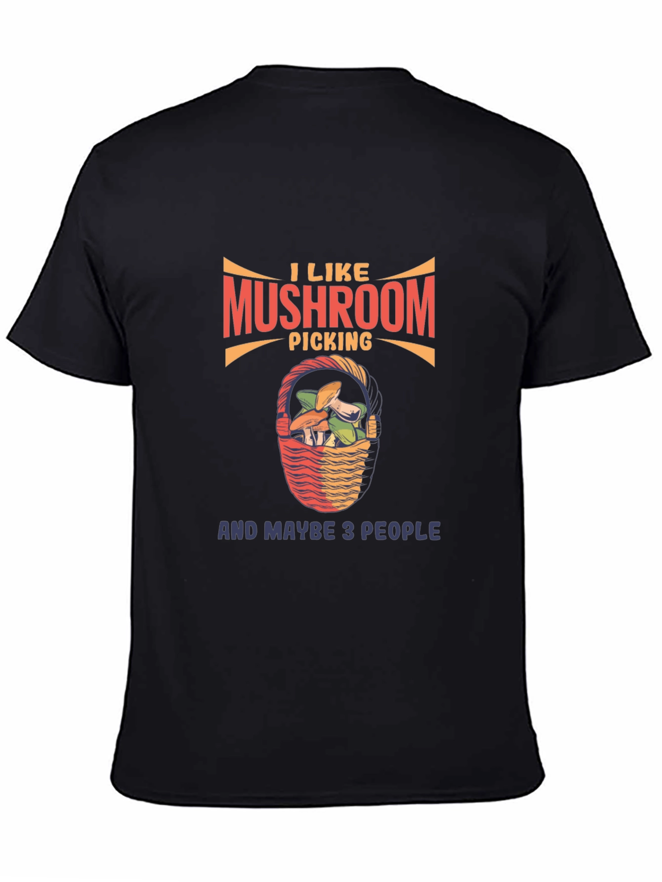 Mushroom Picking Graphic T-Shirt -  Funny Nature Lover Tee