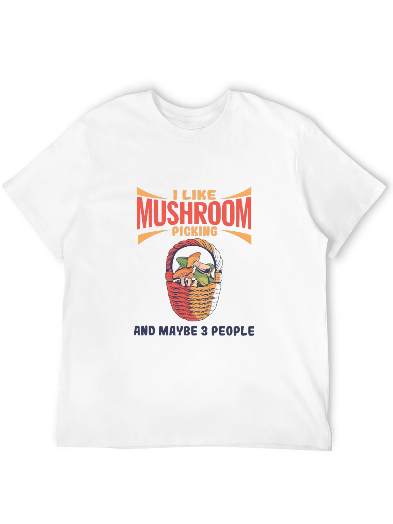 Mushroom Picking Graphic T-Shirt -  Funny Nature Lover Tee