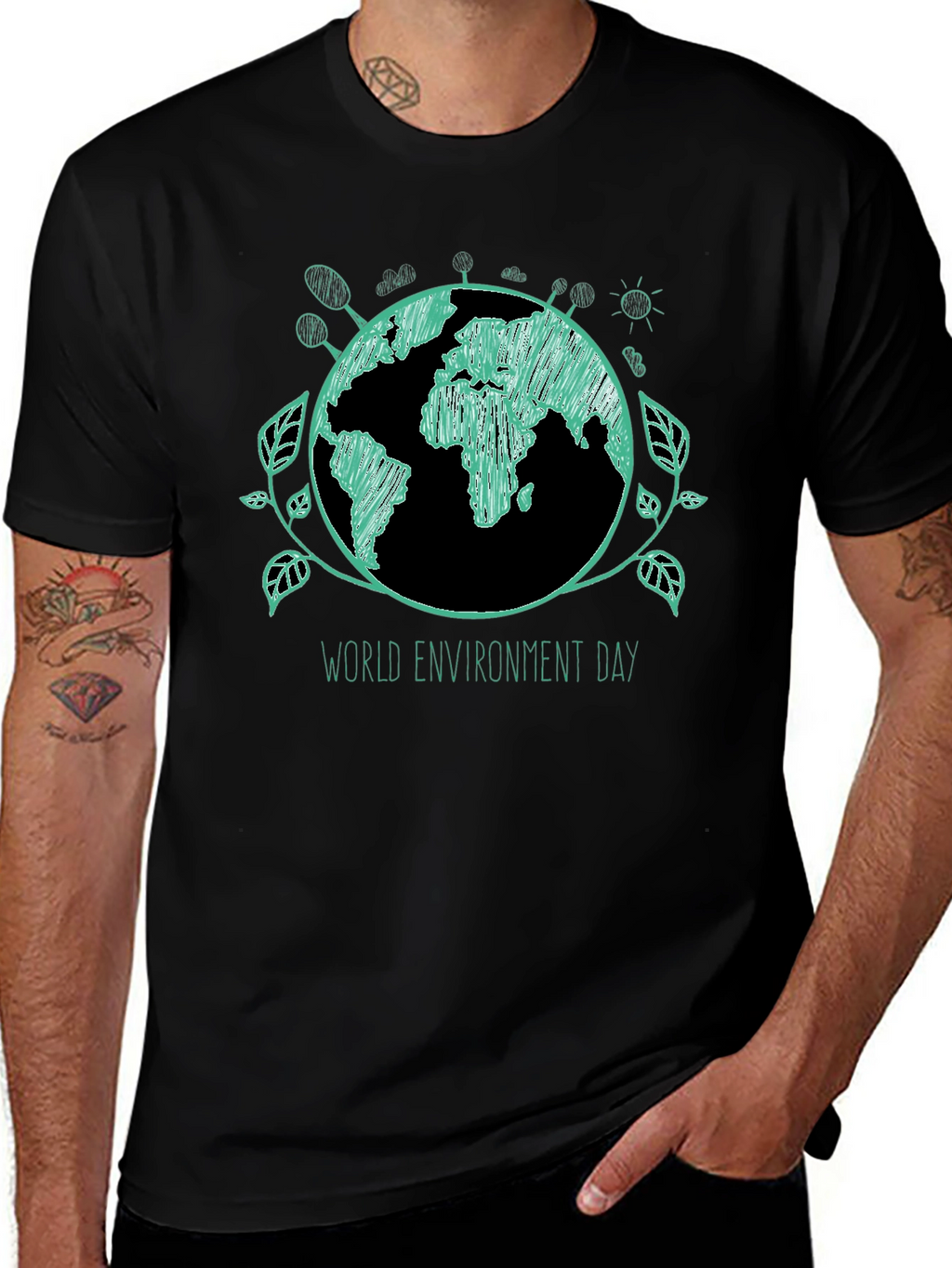 Eco-Friendly World Environment Day Graphic Tee