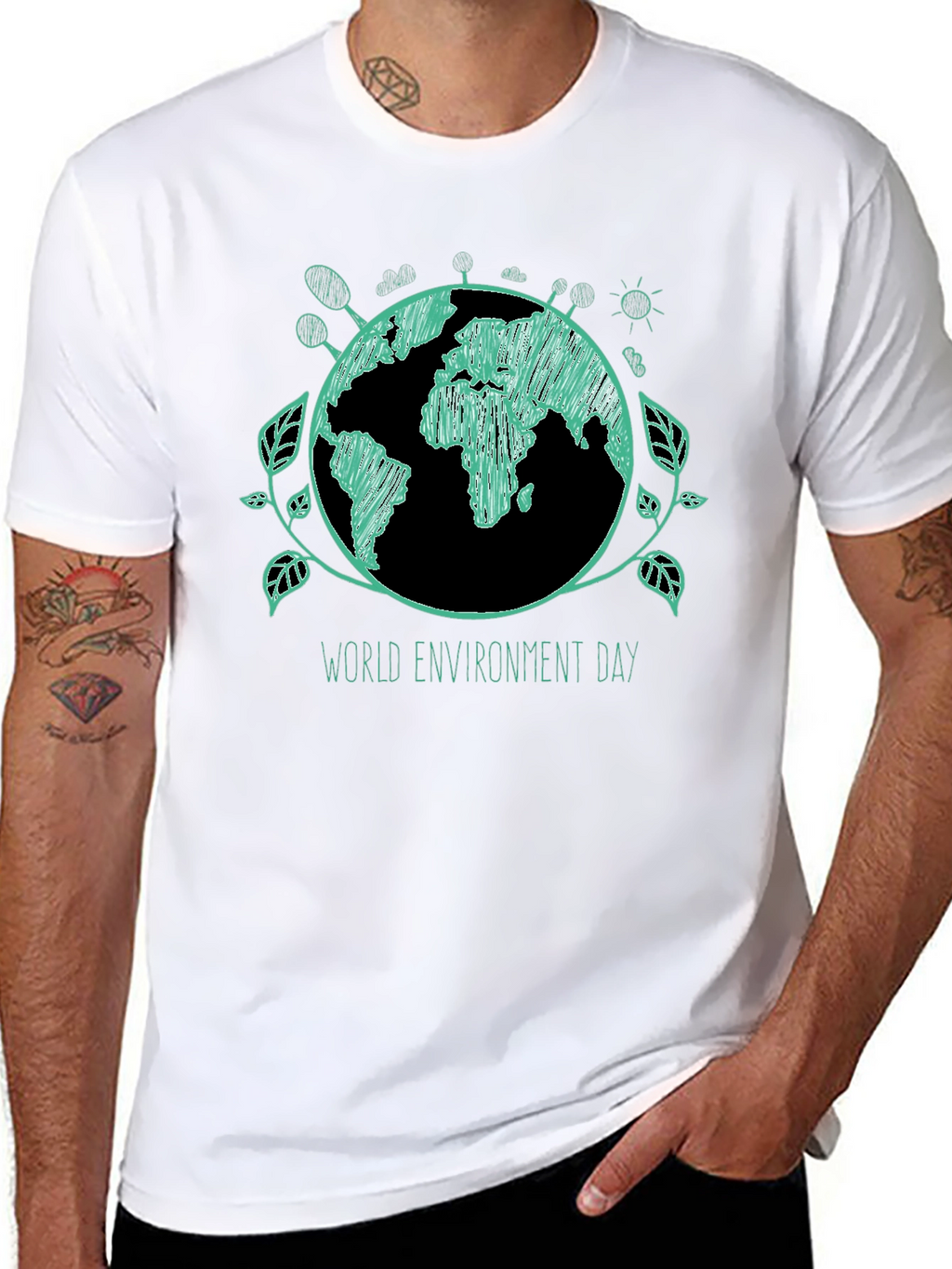 Eco-Friendly World Environment Day Graphic Tee