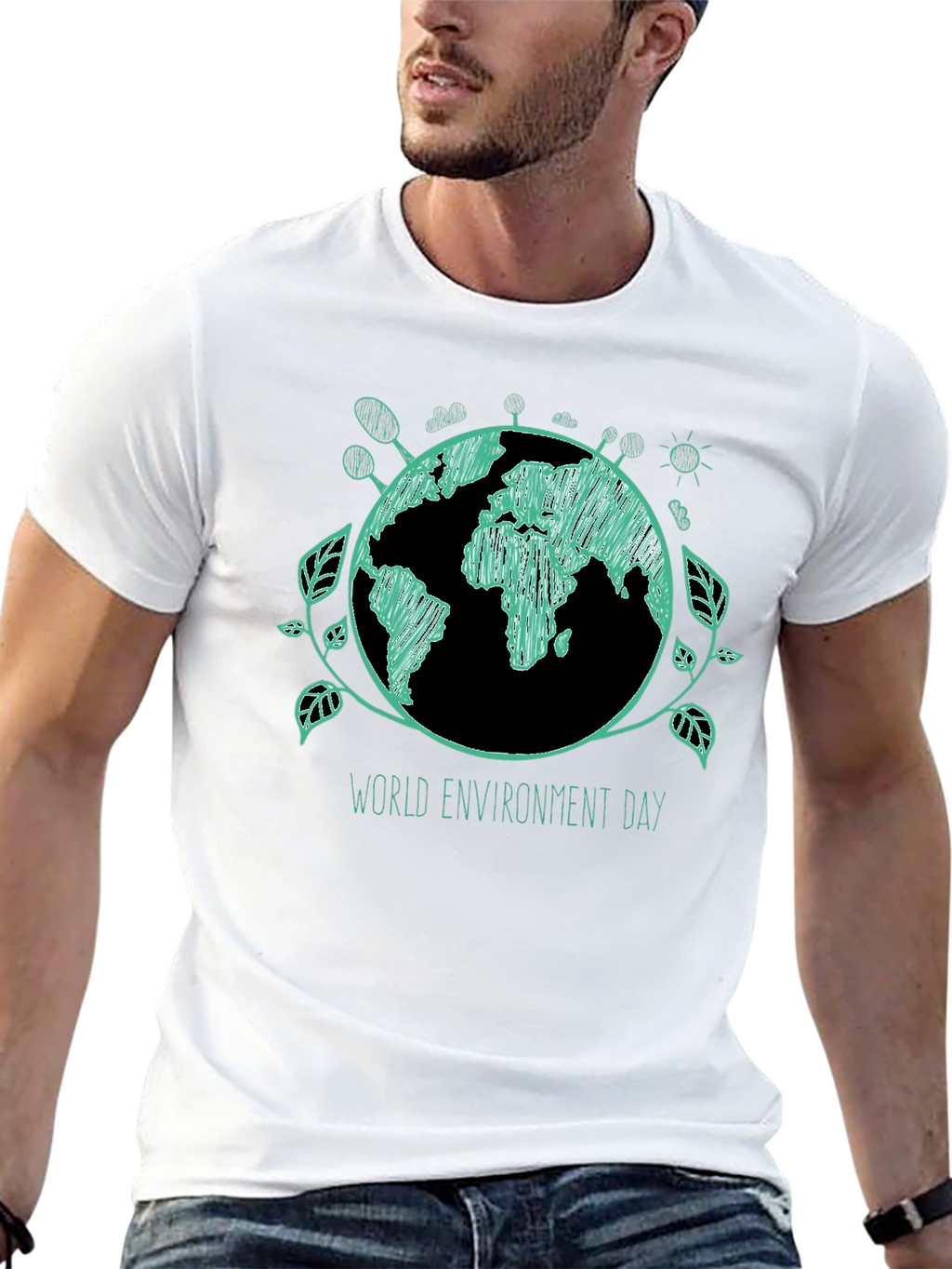 Eco-Friendly World Environment Day Graphic Tee