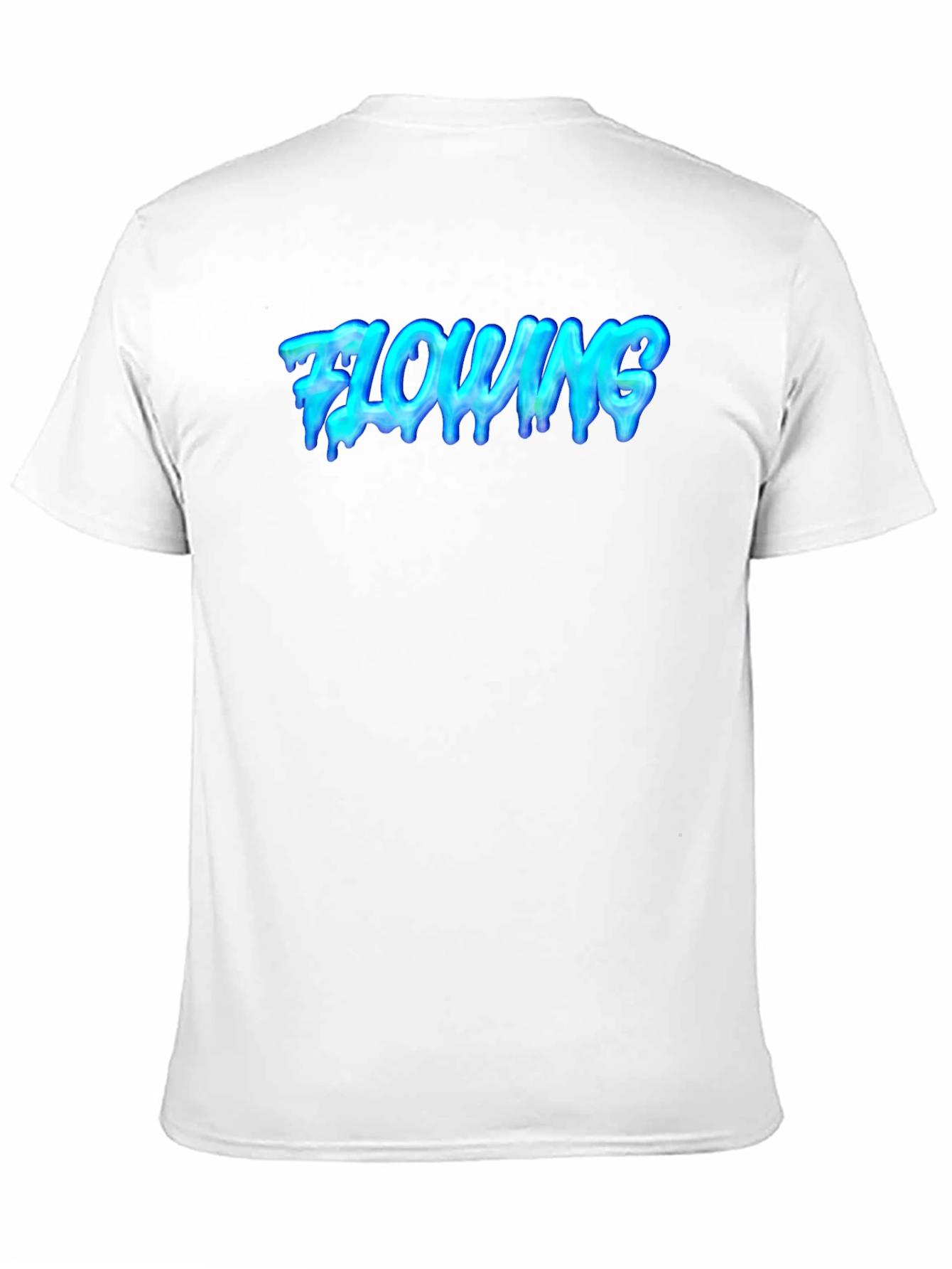 Flowing Graphic Tee - Cool Black T-Shirt