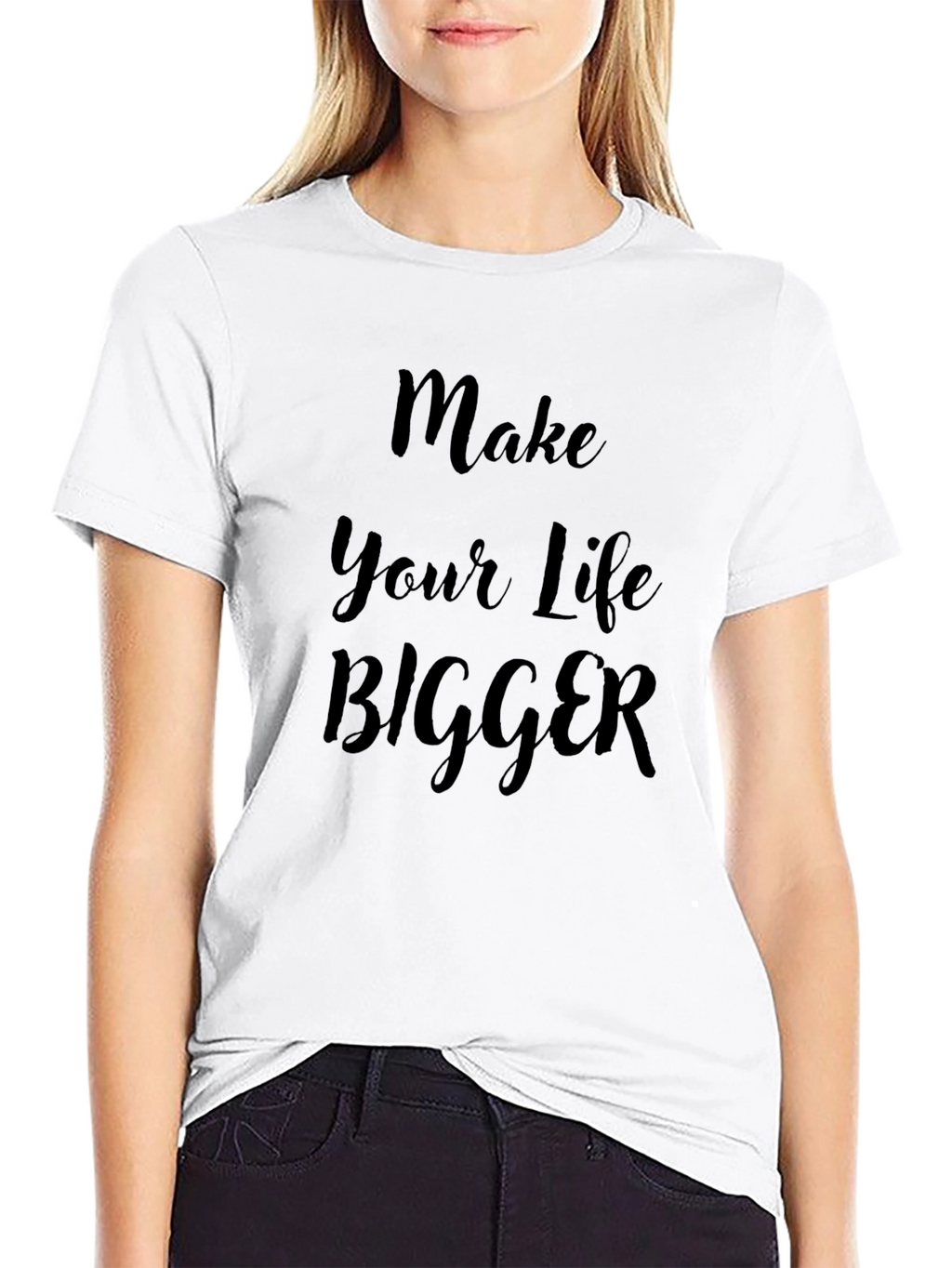 Inspirational Graphic Print T-Shirt
