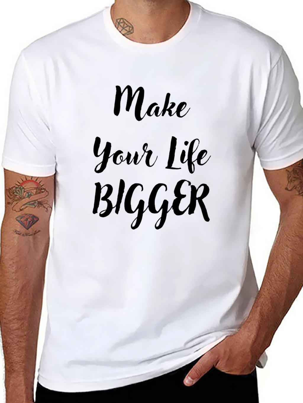 Inspirational Graphic Print T-Shirt