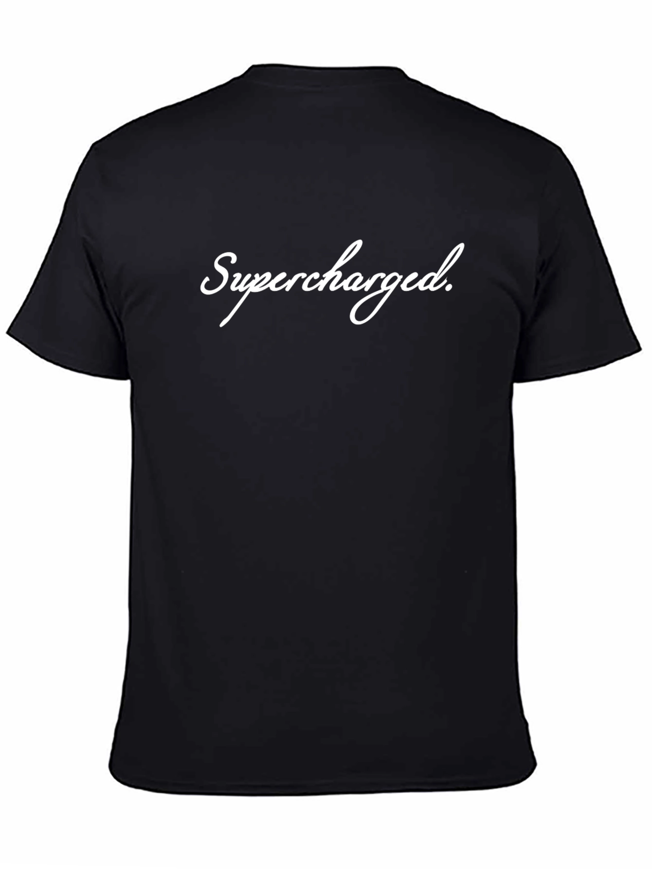 Supercharged Black T-Shirt - Classic Fit