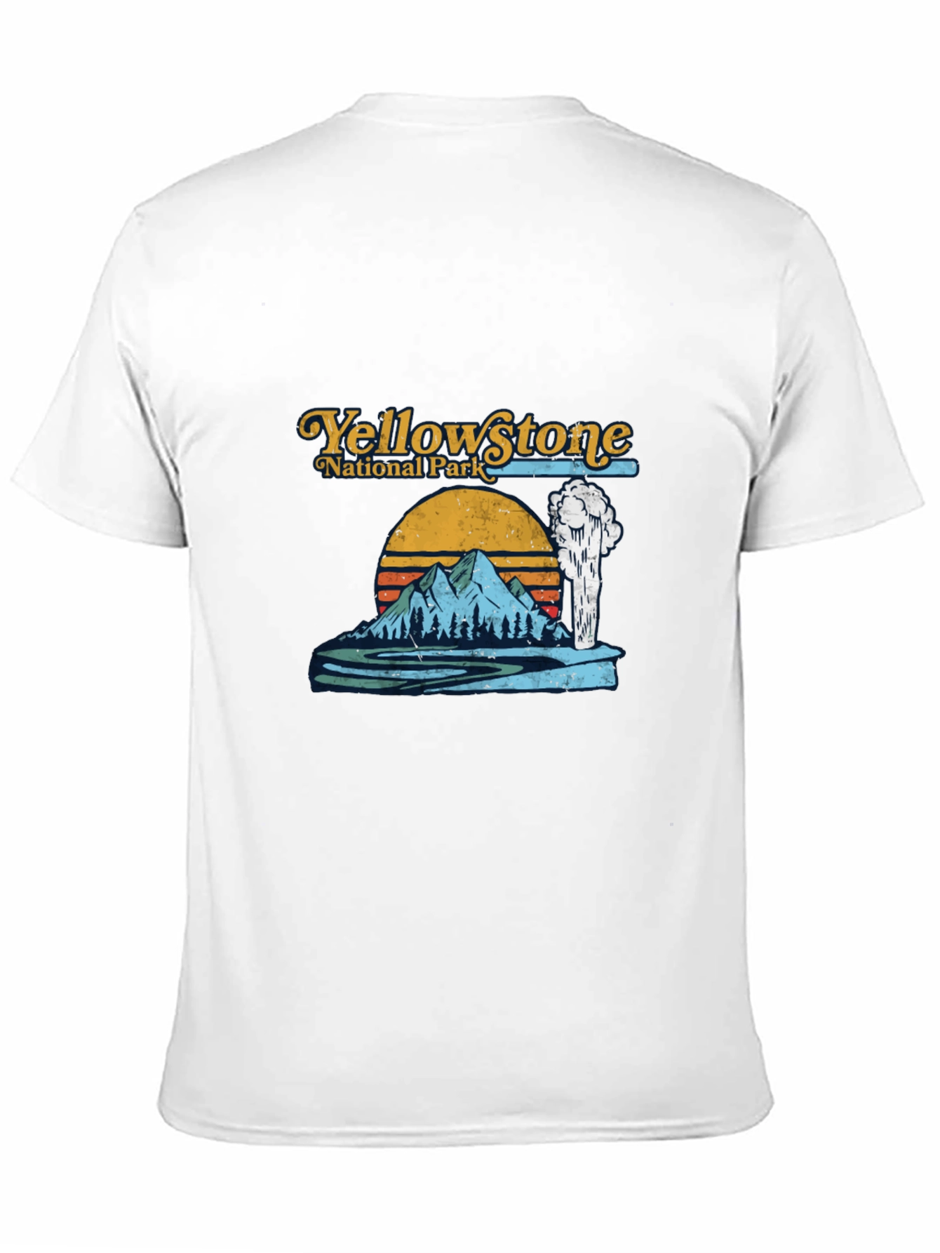 Yellowstone National Park Graphic Tee - Black