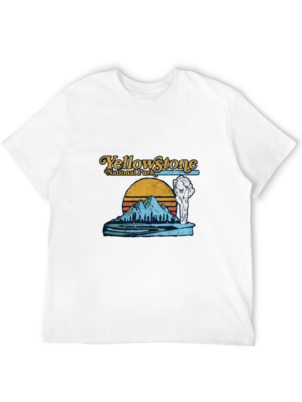 Yellowstone National Park Graphic Tee - Black