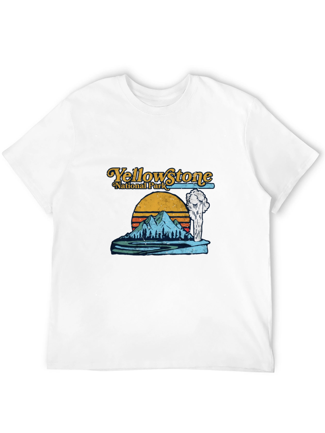 Yellowstone National Park Graphic Tee - Black