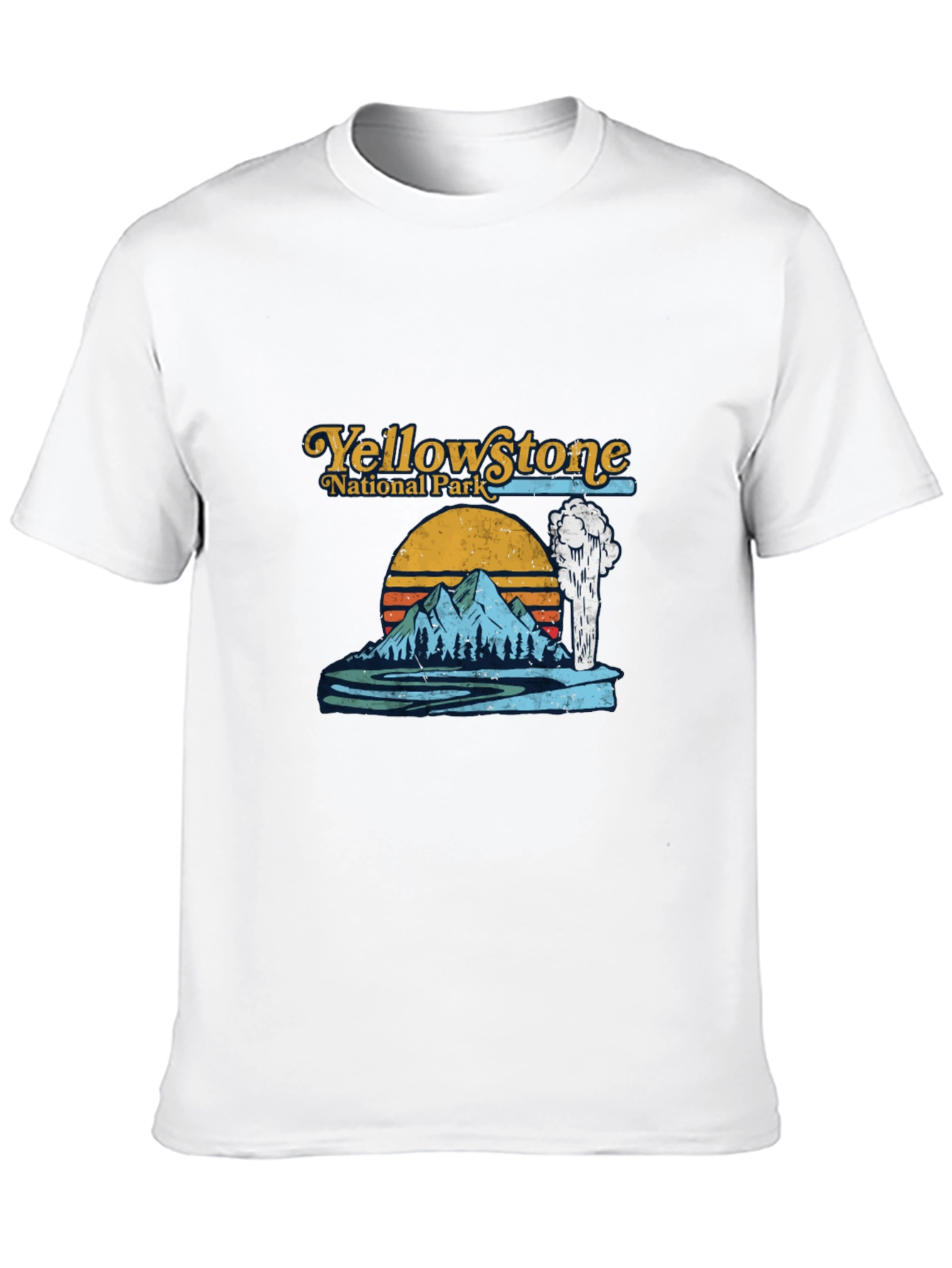 Yellowstone National Park Graphic Tee - Black
