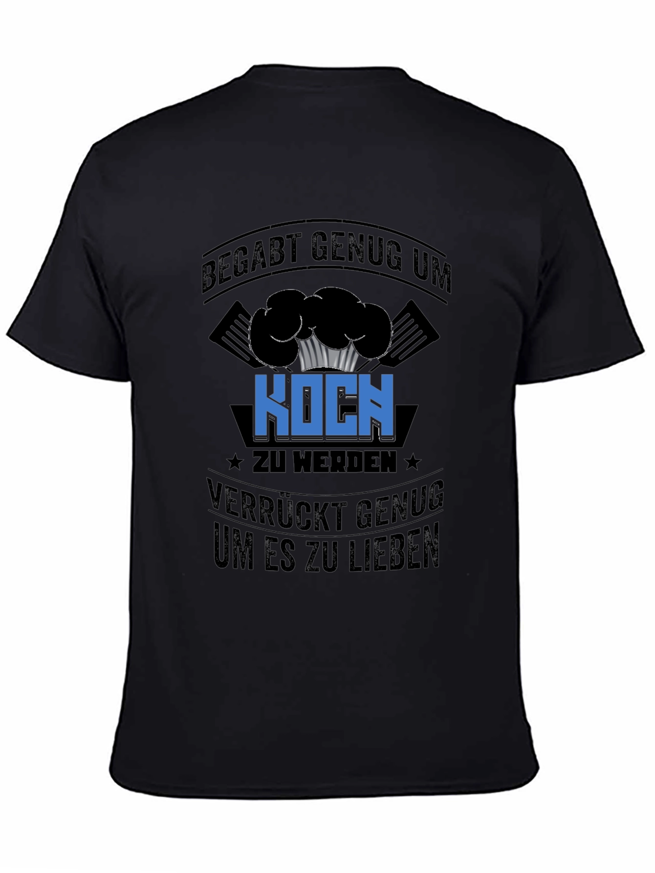 Funny Cook T-Shirt - Talented and Crazy Chef