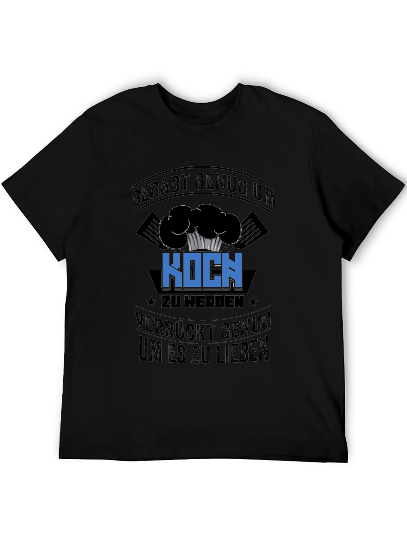 Funny Cook T-Shirt - Talented and Crazy Chef
