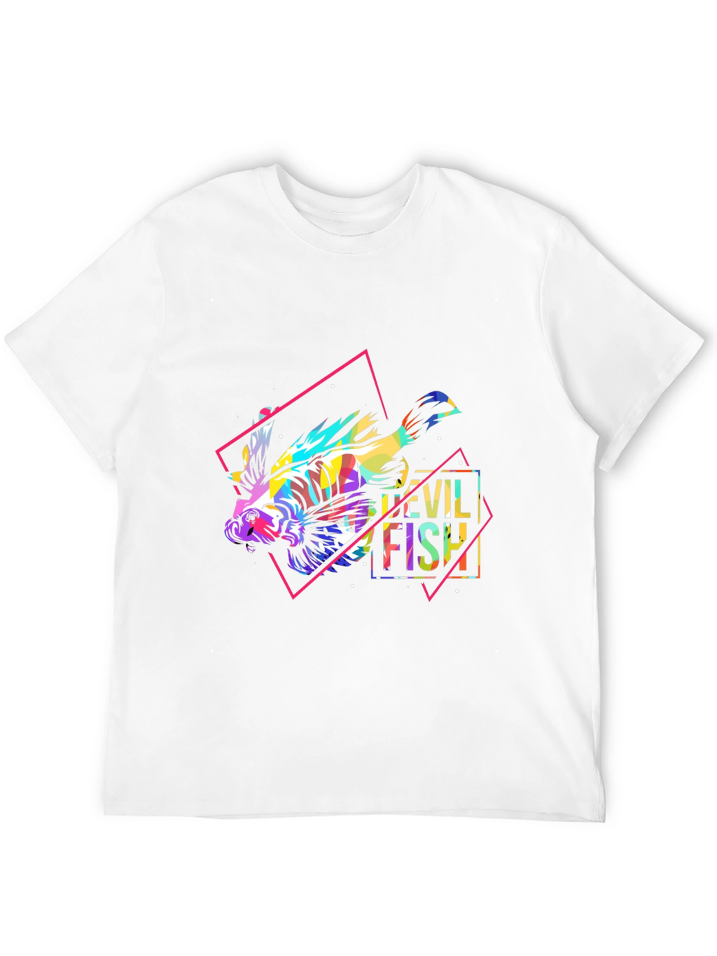 Evil Fish Graphic Tee - Mens Black T-Shirt