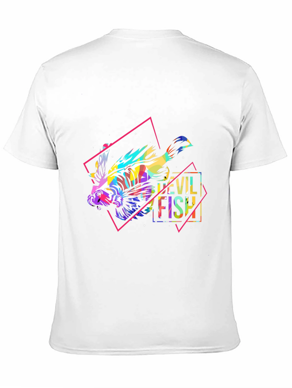 Evil Fish Graphic Tee - Mens Black T-Shirt