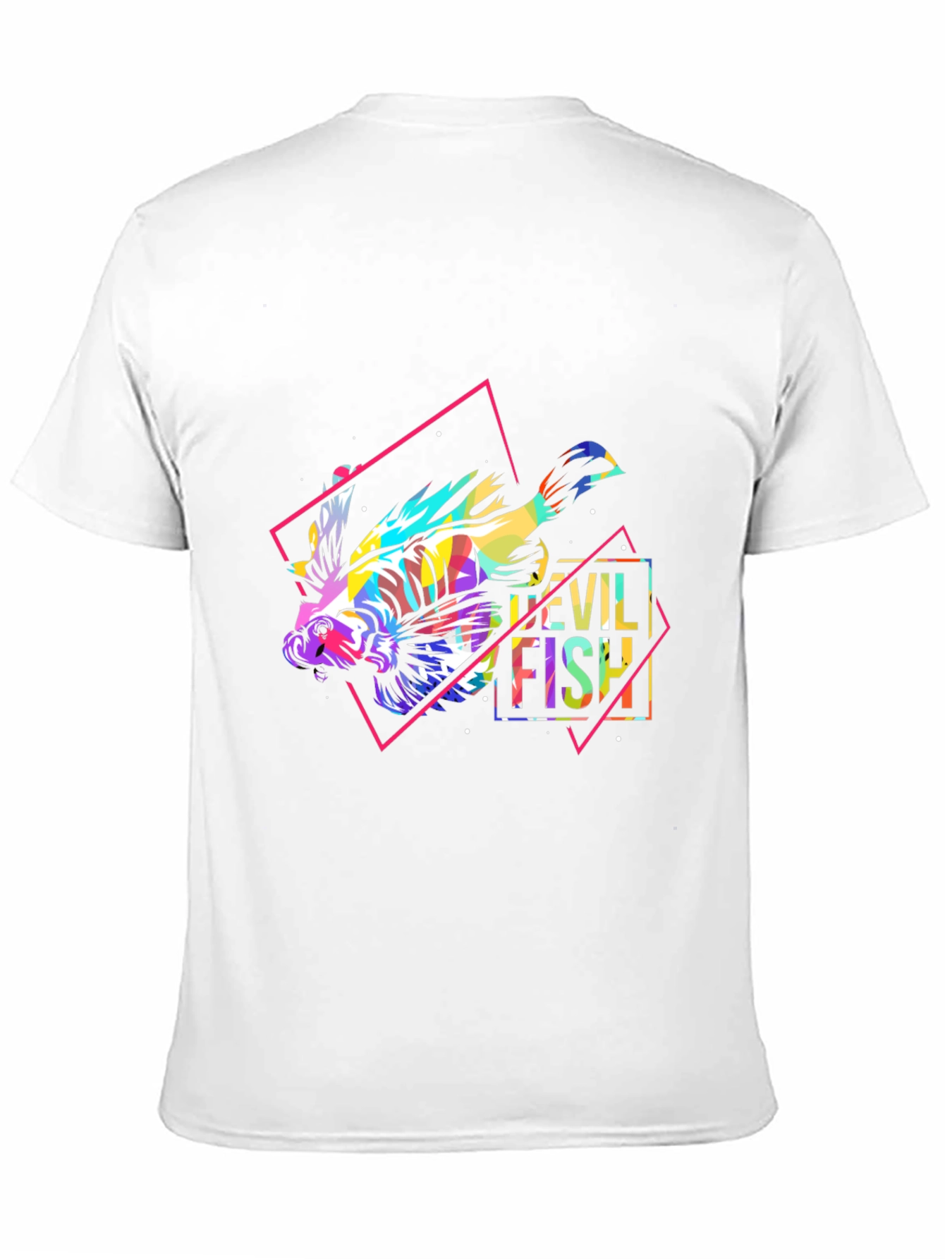 Evil Fish Graphic Tee - Mens Black T-Shirt