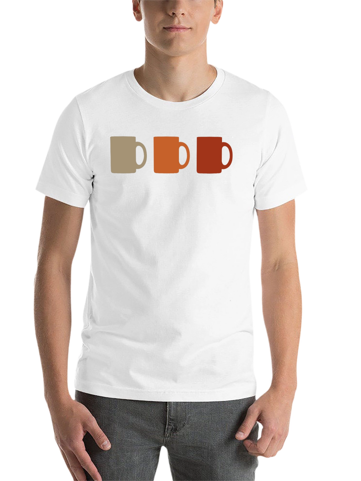 Retro Coffee Mug Graphic Tee - Black