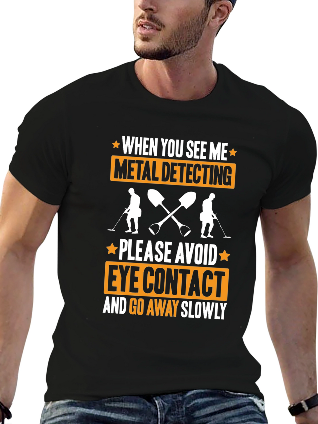 Metal Detecting T-Shirt Funny Graphic Tee