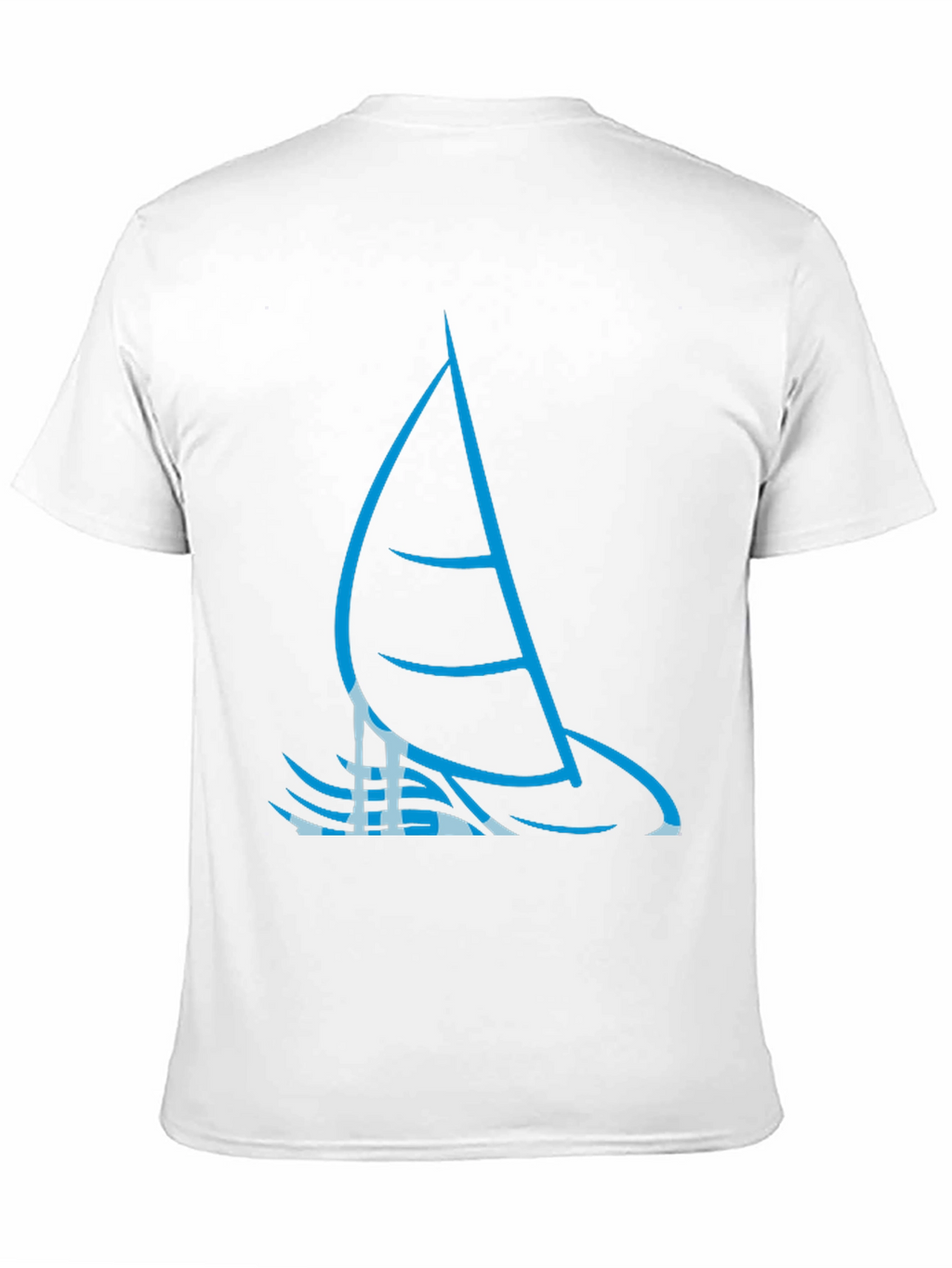 Sailing Graphic Tee - Black Cotton T-Shirt