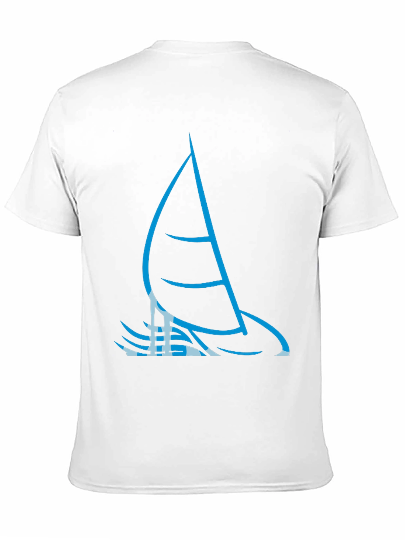 Sailing Graphic Tee - Black Cotton T-Shirt