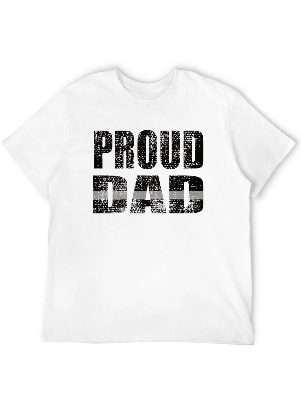 Proud Dad T-Shirt - Black Graphic Tee
