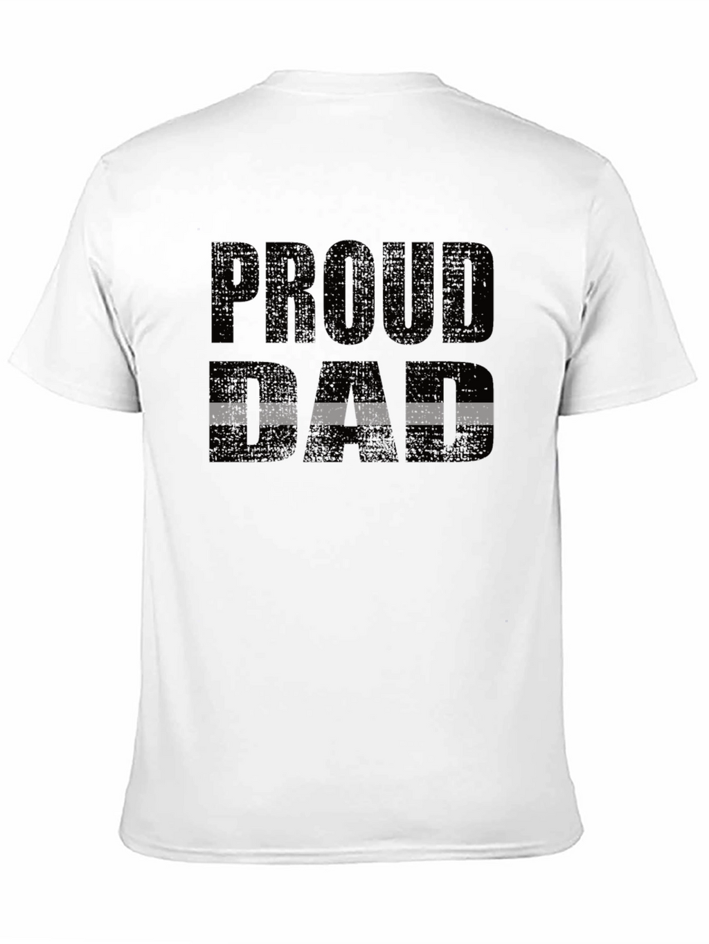 Proud Dad T-Shirt - Black Graphic Tee