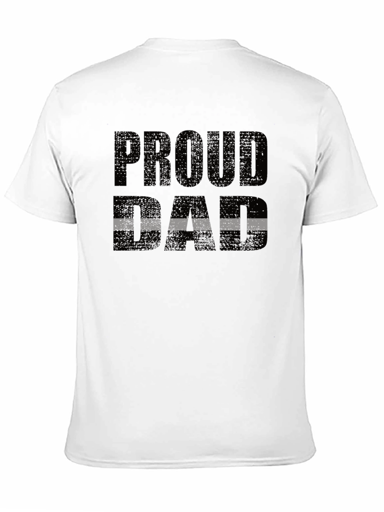 Proud Dad T-Shirt - Black Graphic Tee