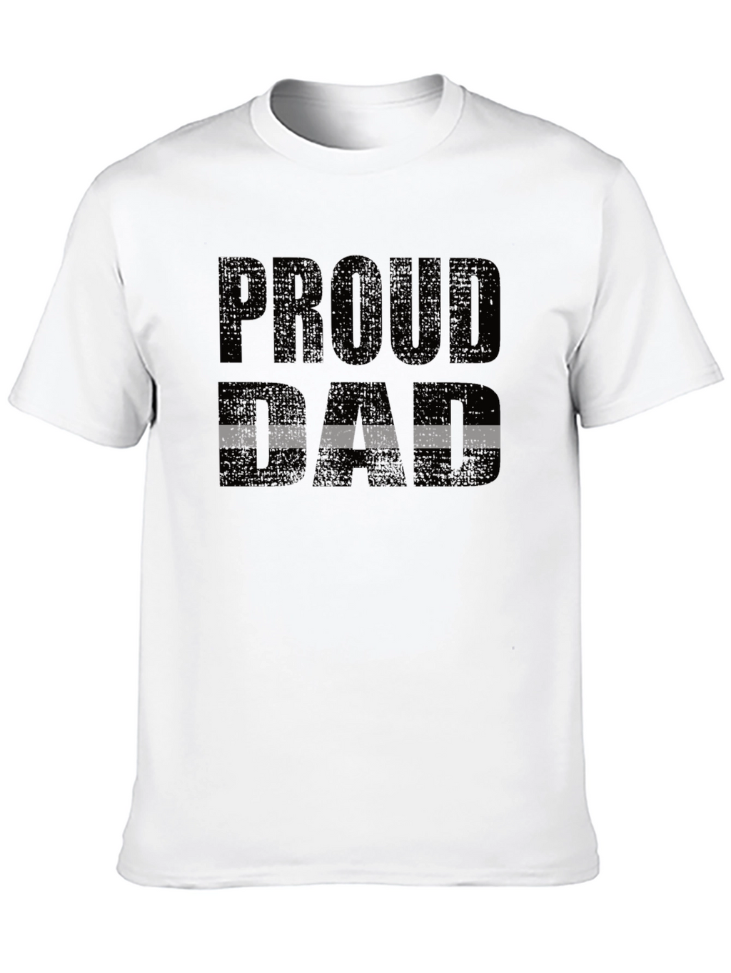 Proud Dad T-Shirt - Black Graphic Tee