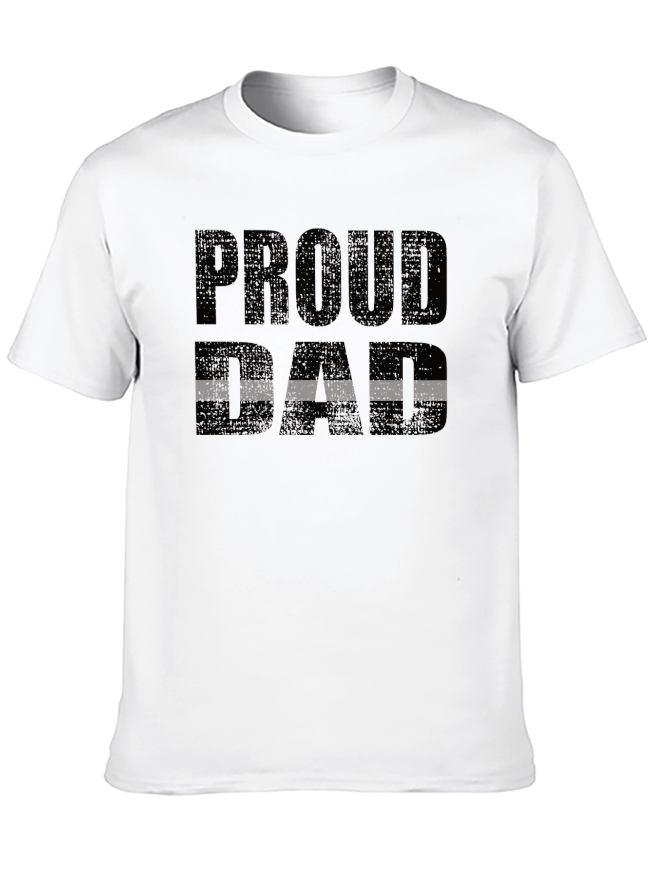 Proud Dad T-Shirt - Black Graphic Tee