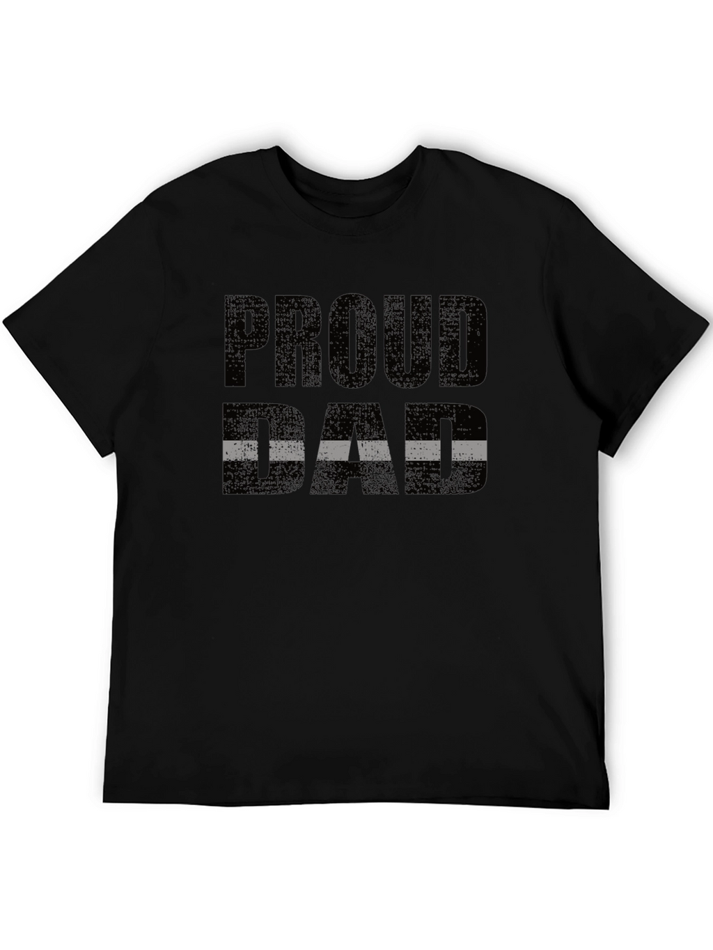 Proud Dad T-Shirt - Black Graphic Tee