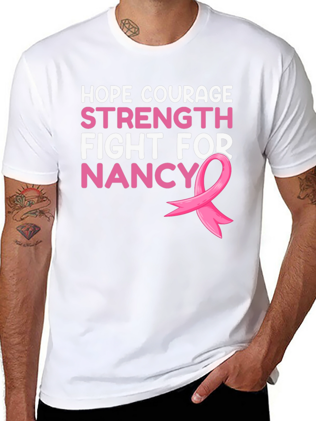 Hope Courage Strength Fight For Nancy T-Shirt