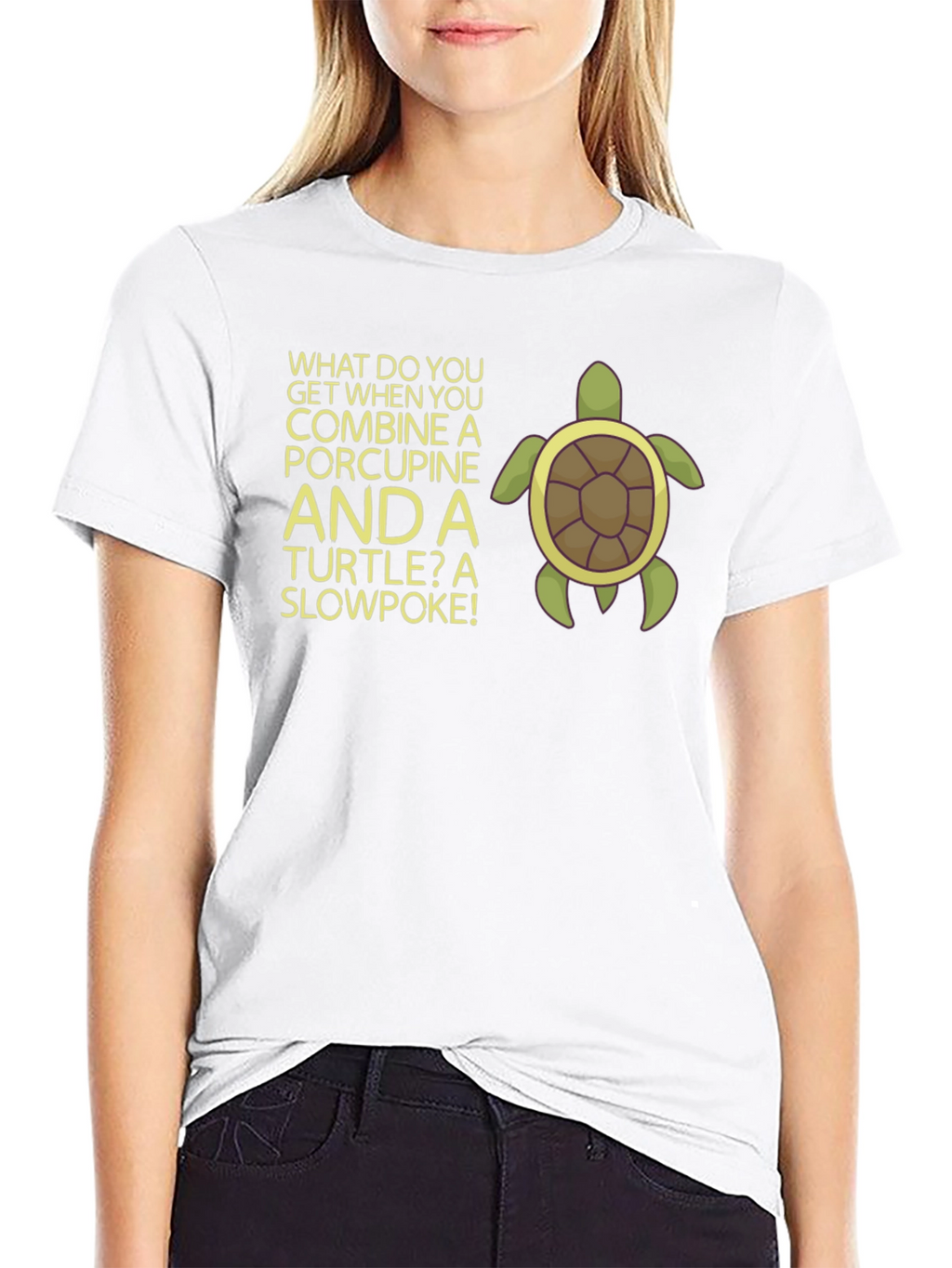 Slowpoke Turtle Graphic T-Shirt