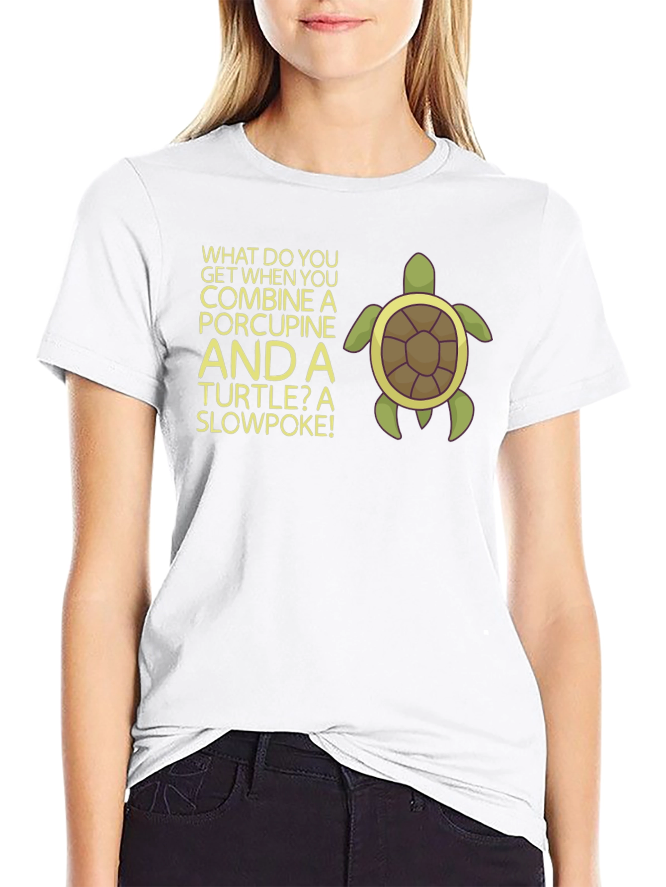 Slowpoke Turtle Graphic T-Shirt