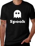 Spook Graphic Tee - Black Cotton T-Shirt