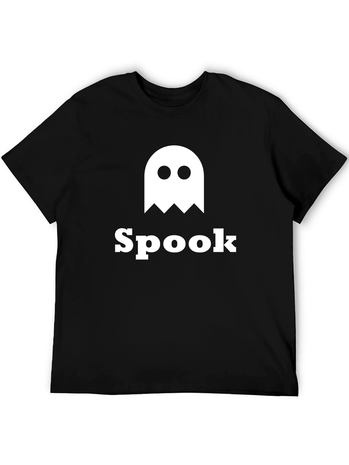 Spook Graphic Tee - Black Cotton T-Shirt