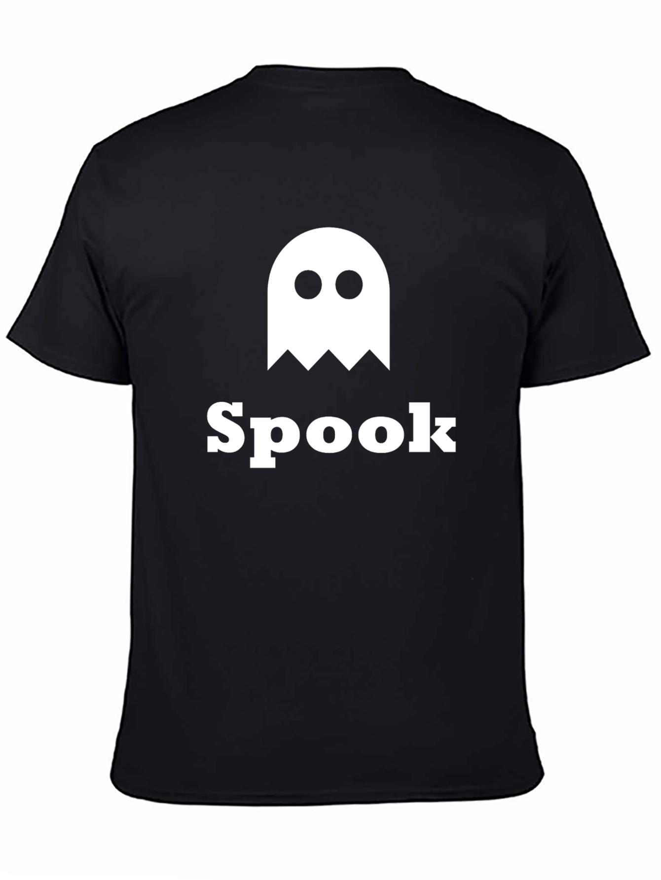 Spook Graphic Tee - Black Cotton T-Shirt
