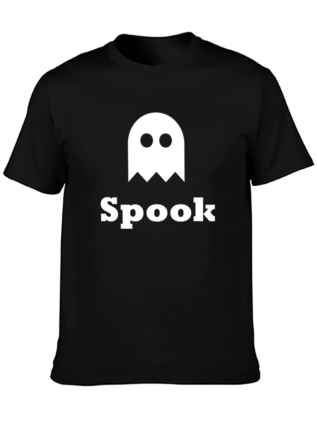 Spook Graphic Tee - Black Cotton T-Shirt