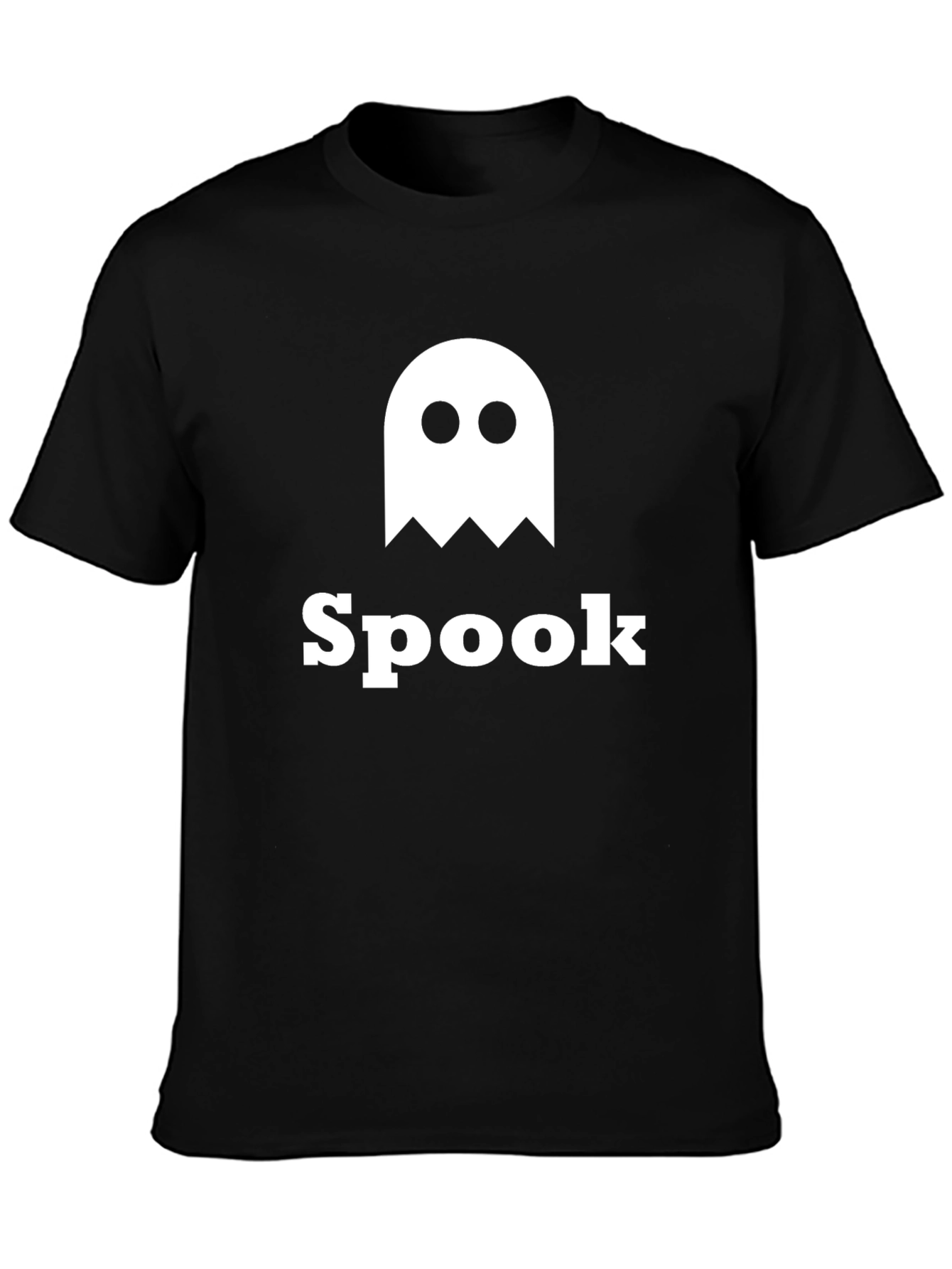 Spook Graphic Tee - Black Cotton T-Shirt