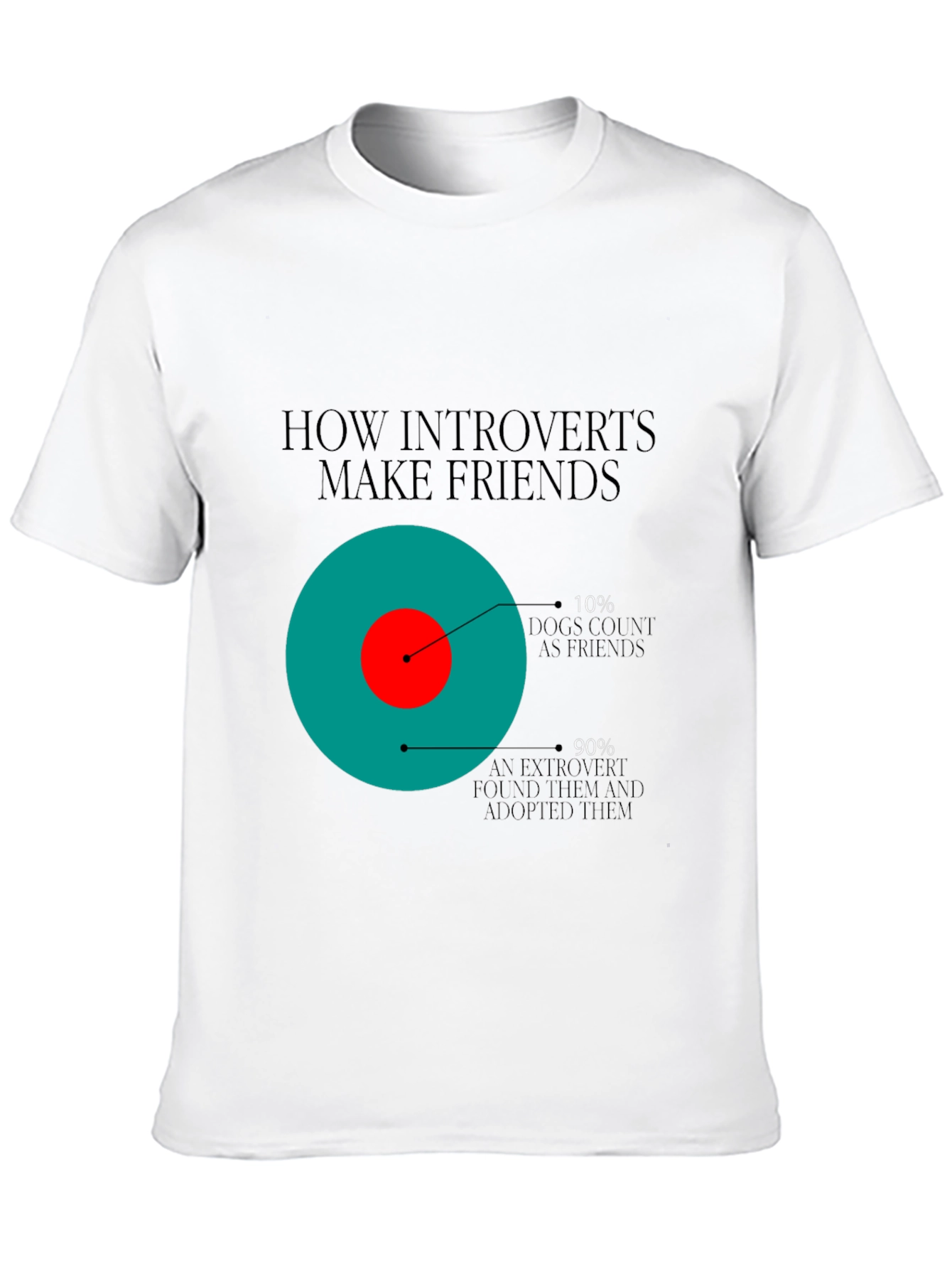 Introvert Humor Tee - Dog Friends T-Shirt