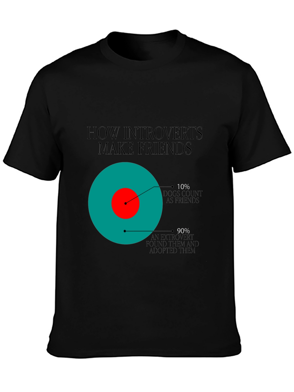 Introvert Humor Tee - Dog Friends T-Shirt