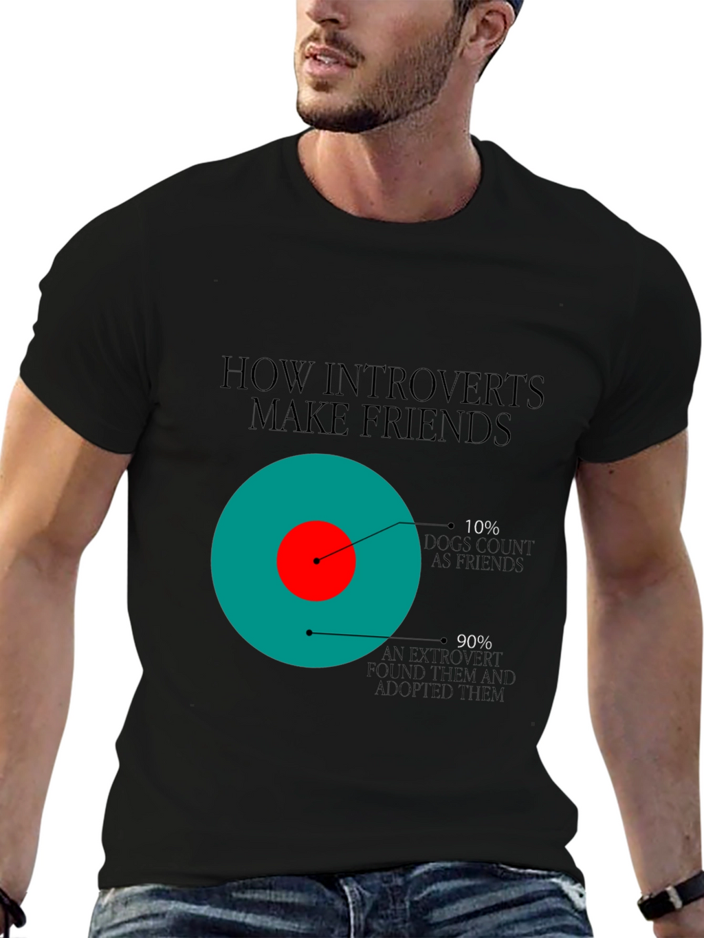 Introvert Humor Tee - Dog Friends T-Shirt