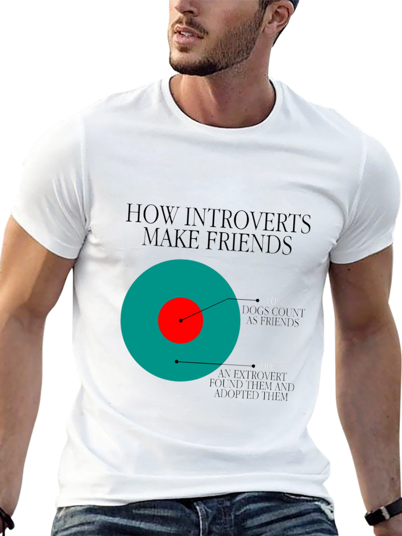 Introvert Humor Tee - Dog Friends T-Shirt