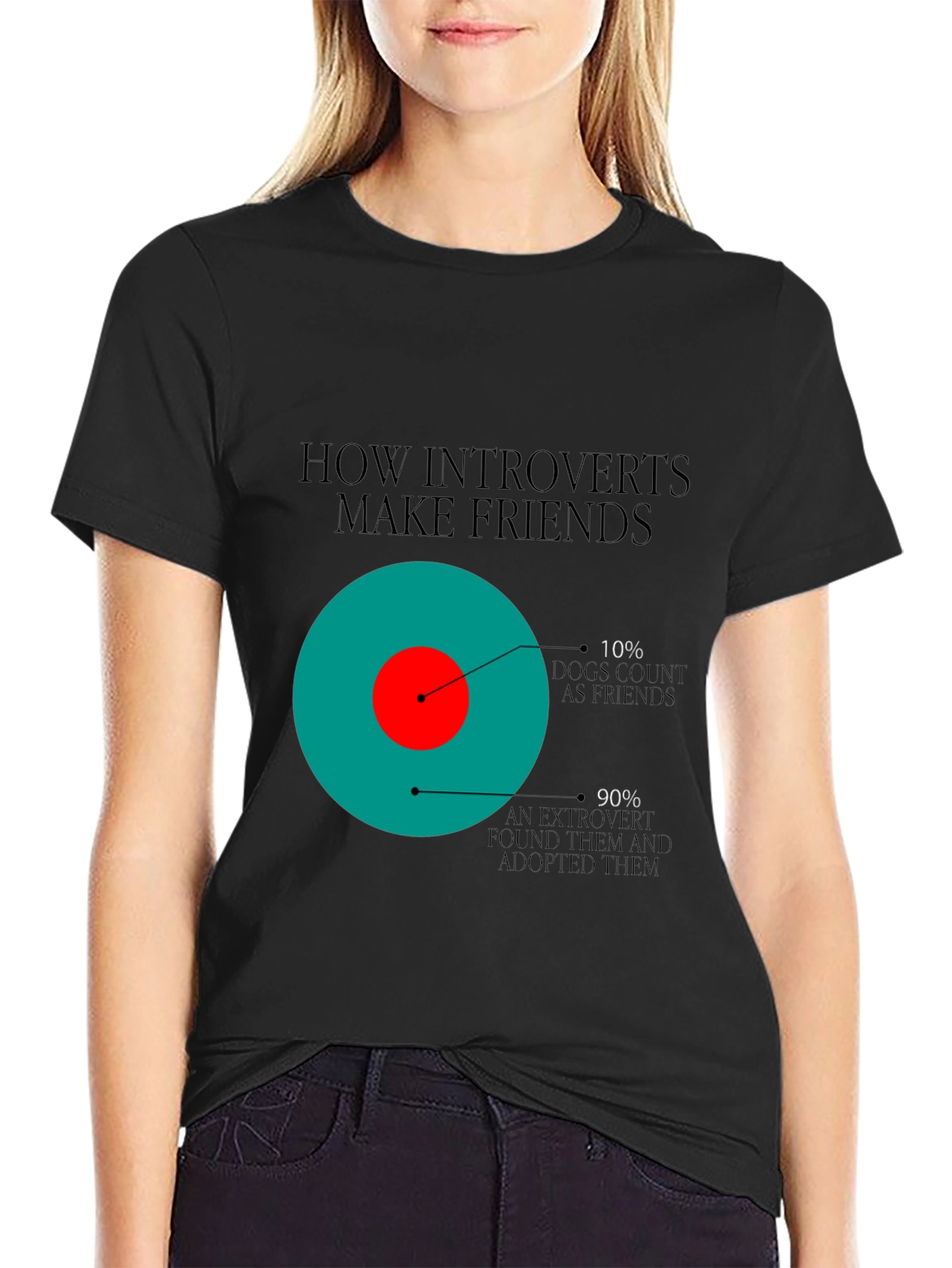 Introvert Humor Tee - Dog Friends T-Shirt